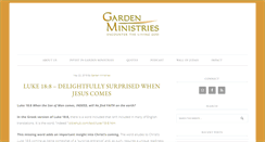 Desktop Screenshot of gardenministries.org